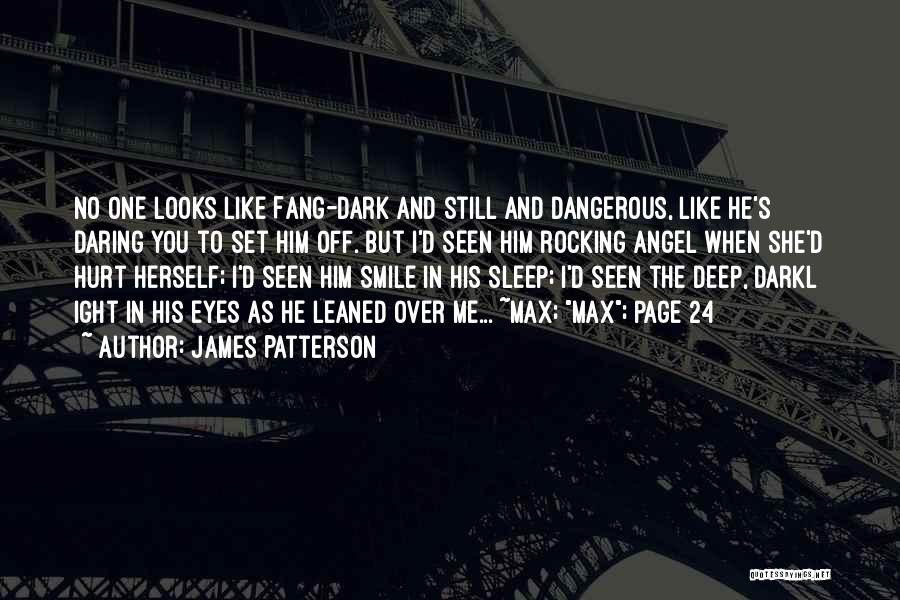 James Patterson Quotes: No One Looks Like Fang-dark And Still And Dangerous, Like He's Daring You To Set Him Off. But I'd Seen