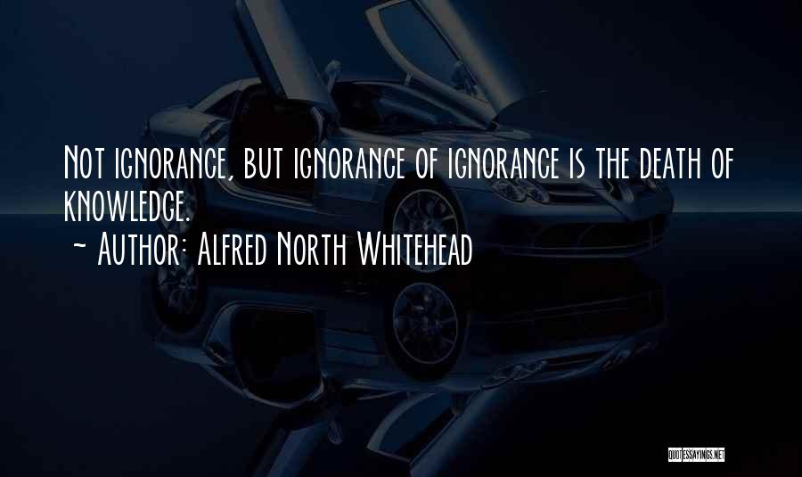 Alfred North Whitehead Quotes: Not Ignorance, But Ignorance Of Ignorance Is The Death Of Knowledge.