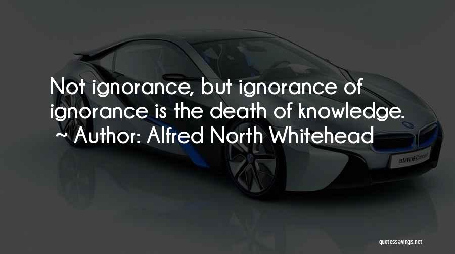 Alfred North Whitehead Quotes: Not Ignorance, But Ignorance Of Ignorance Is The Death Of Knowledge.