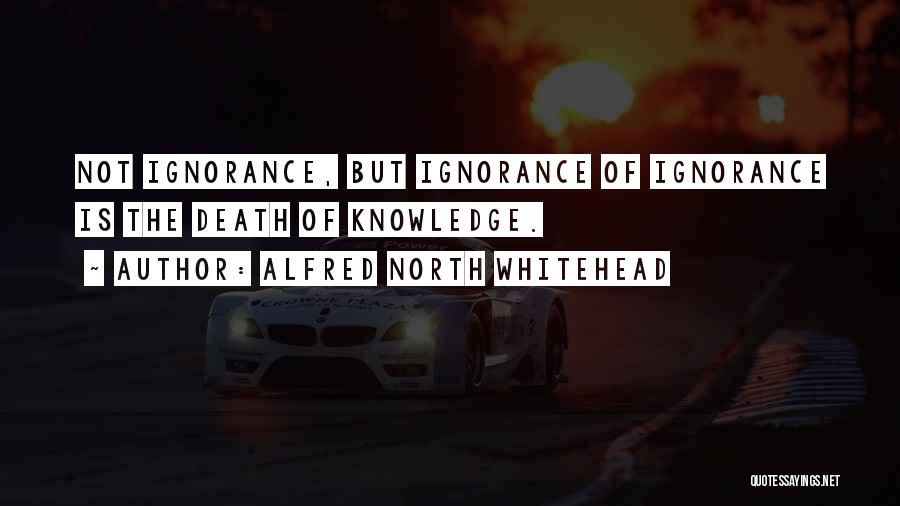 Alfred North Whitehead Quotes: Not Ignorance, But Ignorance Of Ignorance Is The Death Of Knowledge.