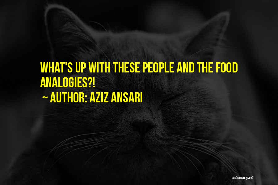 Aziz Ansari Quotes: What's Up With These People And The Food Analogies?!
