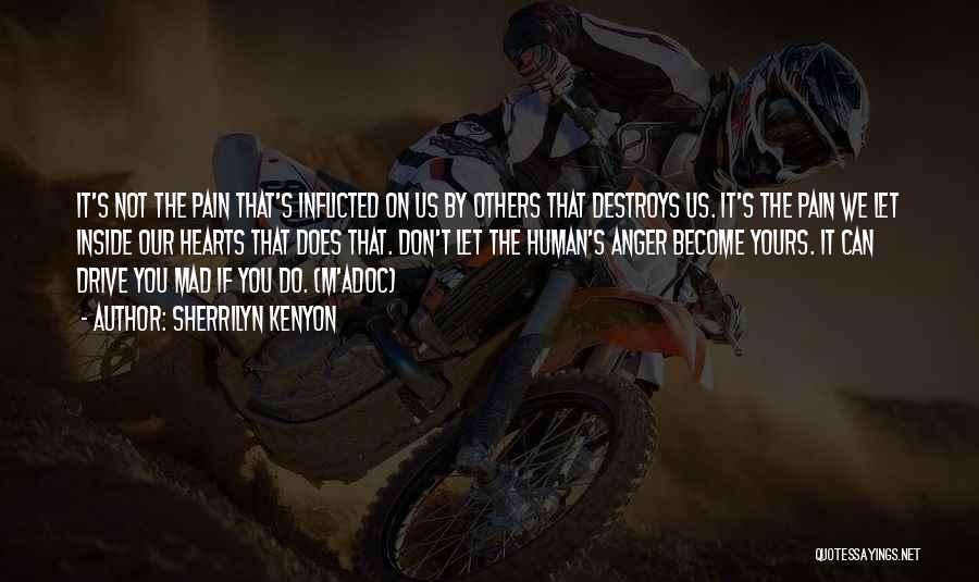 Sherrilyn Kenyon Quotes: It's Not The Pain That's Inflicted On Us By Others That Destroys Us. It's The Pain We Let Inside Our