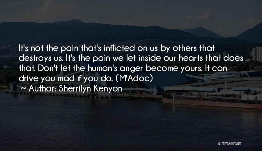 Sherrilyn Kenyon Quotes: It's Not The Pain That's Inflicted On Us By Others That Destroys Us. It's The Pain We Let Inside Our