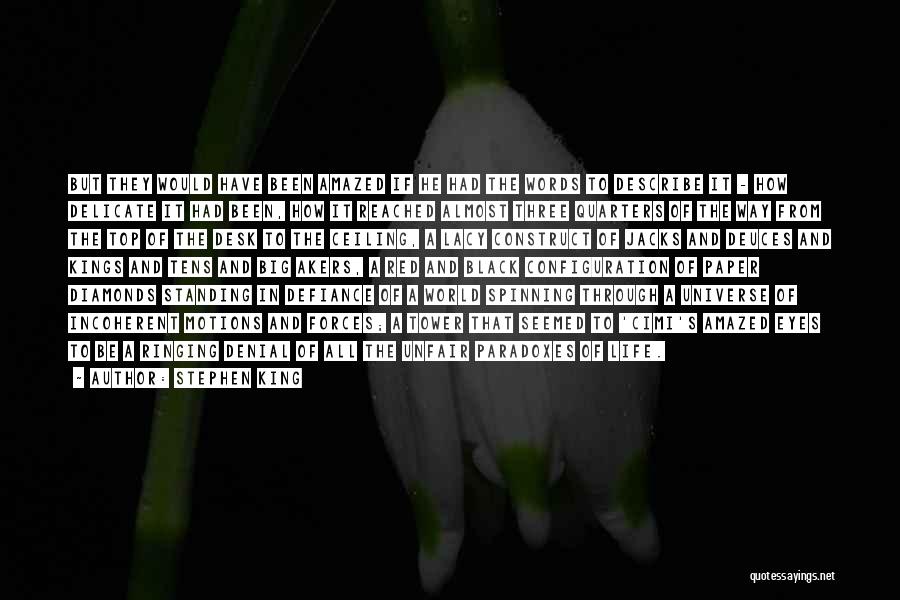 Stephen King Quotes: But They Would Have Been Amazed If He Had The Words To Describe It - How Delicate It Had Been,