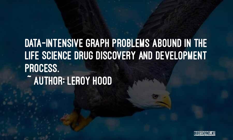 Leroy Hood Quotes: Data-intensive Graph Problems Abound In The Life Science Drug Discovery And Development Process.