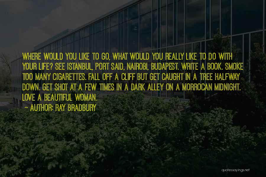 Ray Bradbury Quotes: Where Would You Like To Go, What Would You Really Like To Do With Your Life? See Istanbul, Port Said,
