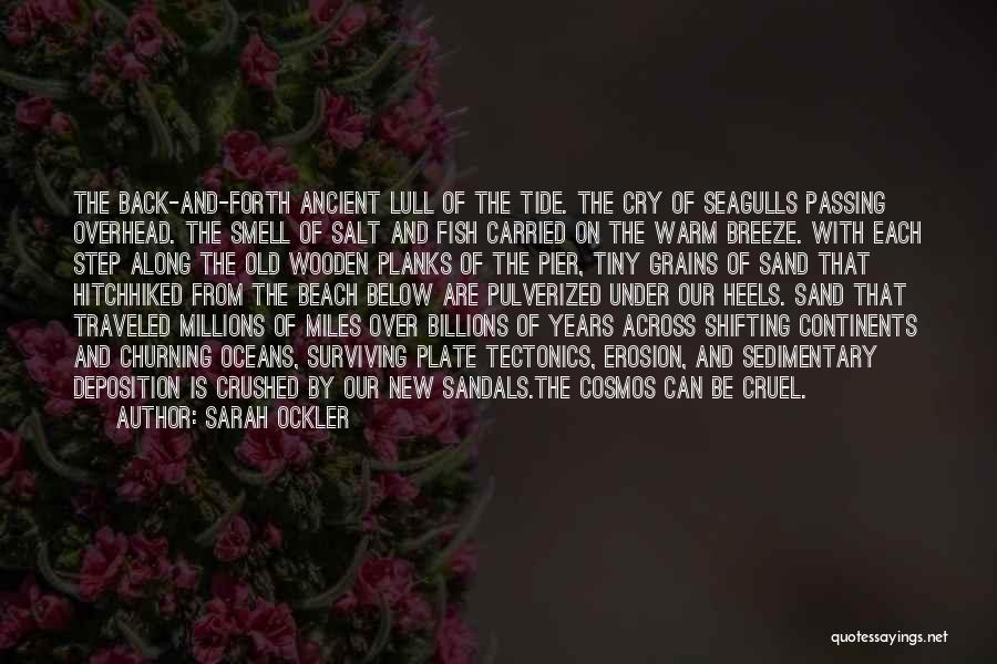 Sarah Ockler Quotes: The Back-and-forth Ancient Lull Of The Tide. The Cry Of Seagulls Passing Overhead. The Smell Of Salt And Fish Carried