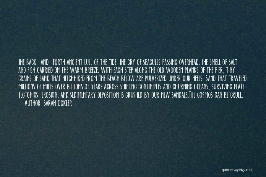 Sarah Ockler Quotes: The Back-and-forth Ancient Lull Of The Tide. The Cry Of Seagulls Passing Overhead. The Smell Of Salt And Fish Carried