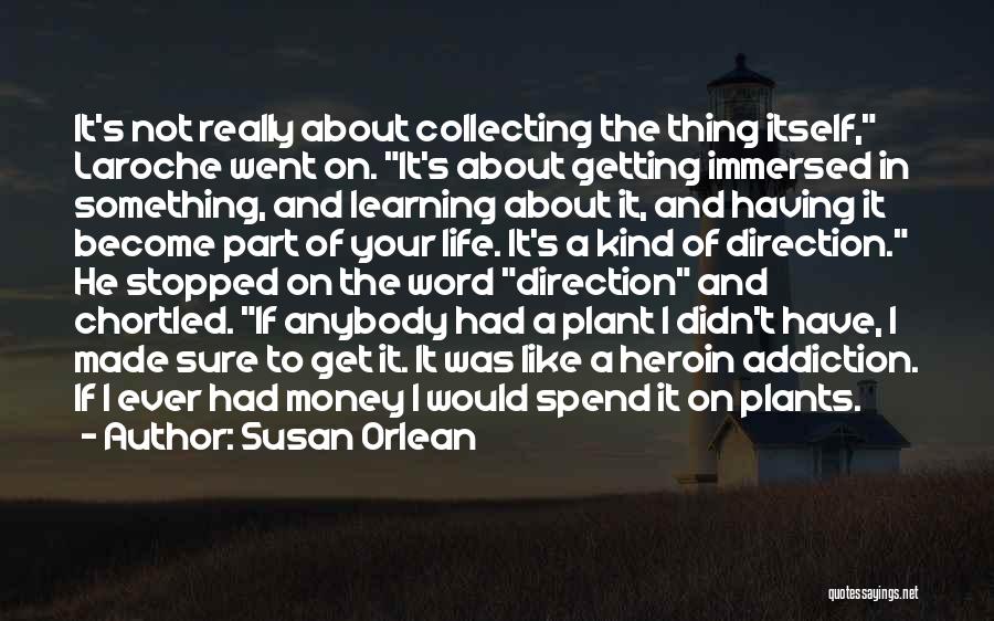 Susan Orlean Quotes: It's Not Really About Collecting The Thing Itself, Laroche Went On. It's About Getting Immersed In Something, And Learning About