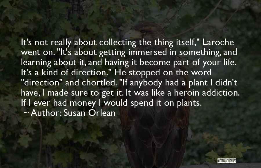 Susan Orlean Quotes: It's Not Really About Collecting The Thing Itself, Laroche Went On. It's About Getting Immersed In Something, And Learning About