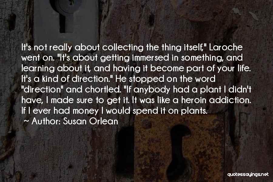 Susan Orlean Quotes: It's Not Really About Collecting The Thing Itself, Laroche Went On. It's About Getting Immersed In Something, And Learning About