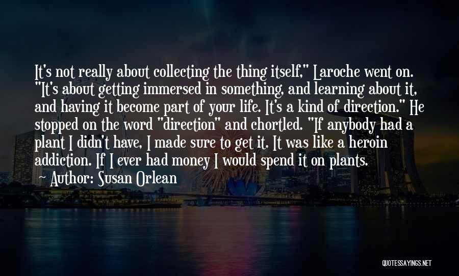 Susan Orlean Quotes: It's Not Really About Collecting The Thing Itself, Laroche Went On. It's About Getting Immersed In Something, And Learning About