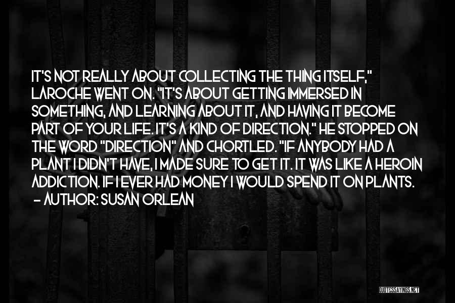 Susan Orlean Quotes: It's Not Really About Collecting The Thing Itself, Laroche Went On. It's About Getting Immersed In Something, And Learning About