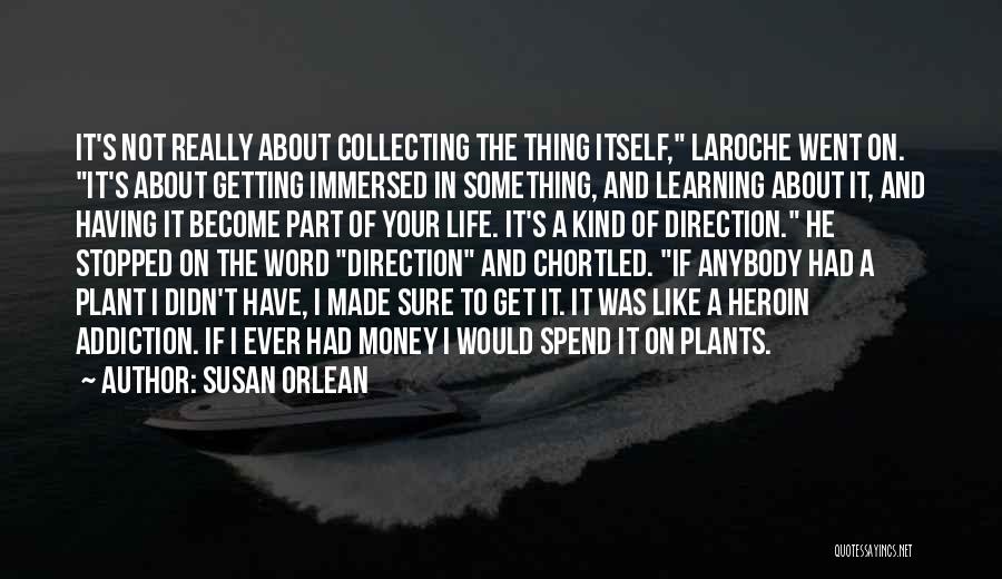 Susan Orlean Quotes: It's Not Really About Collecting The Thing Itself, Laroche Went On. It's About Getting Immersed In Something, And Learning About