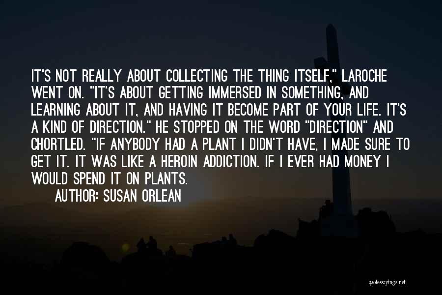 Susan Orlean Quotes: It's Not Really About Collecting The Thing Itself, Laroche Went On. It's About Getting Immersed In Something, And Learning About