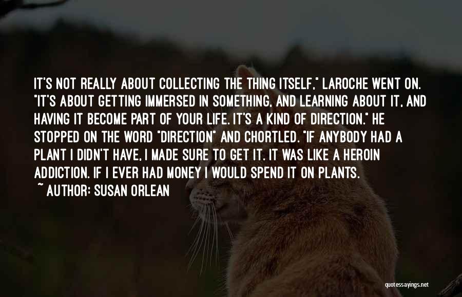 Susan Orlean Quotes: It's Not Really About Collecting The Thing Itself, Laroche Went On. It's About Getting Immersed In Something, And Learning About