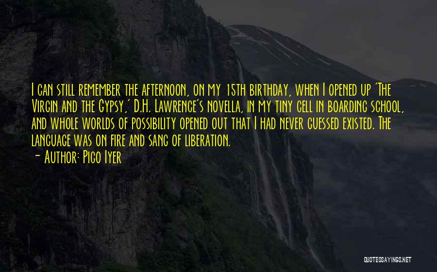 15th Birthday Quotes By Pico Iyer