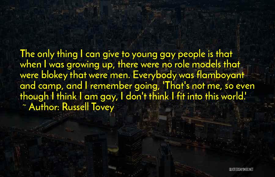 Russell Tovey Quotes: The Only Thing I Can Give To Young Gay People Is That When I Was Growing Up, There Were No