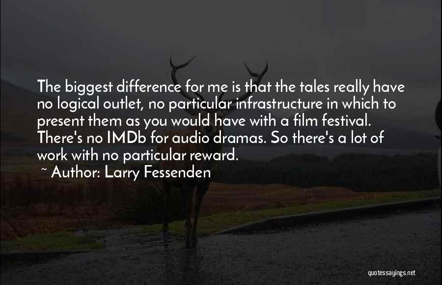 Larry Fessenden Quotes: The Biggest Difference For Me Is That The Tales Really Have No Logical Outlet, No Particular Infrastructure In Which To