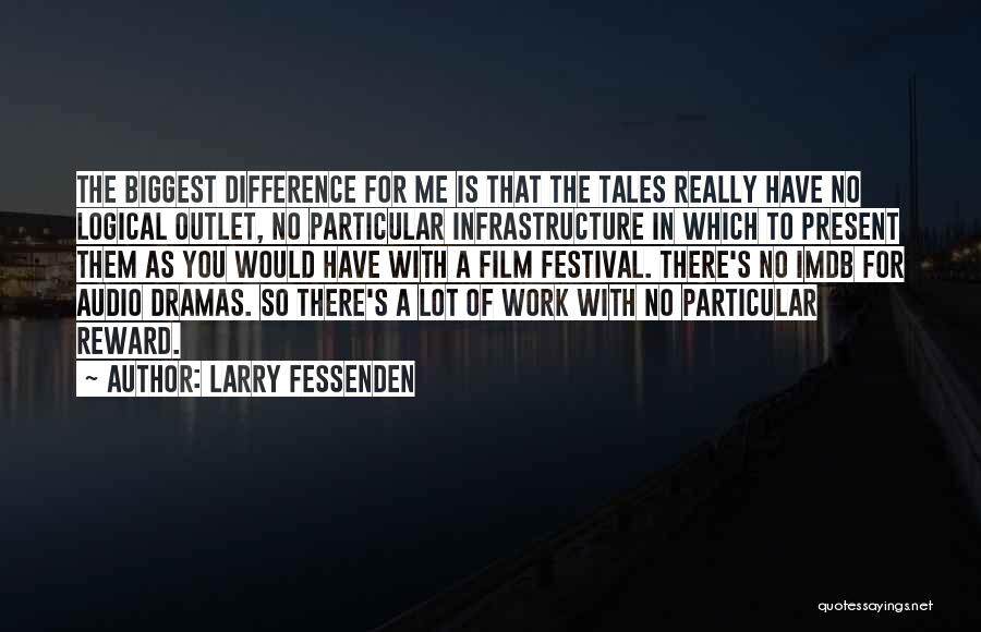Larry Fessenden Quotes: The Biggest Difference For Me Is That The Tales Really Have No Logical Outlet, No Particular Infrastructure In Which To