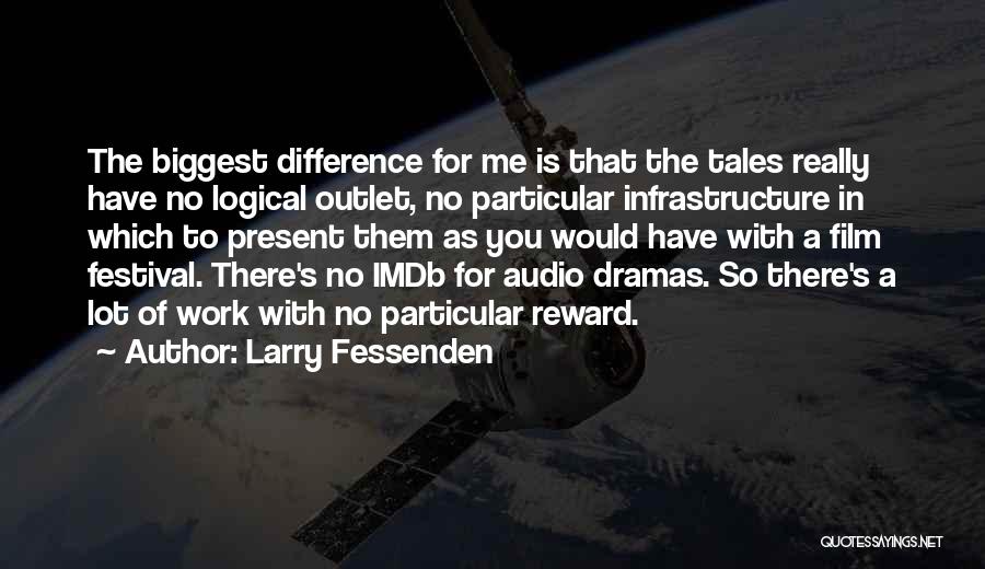 Larry Fessenden Quotes: The Biggest Difference For Me Is That The Tales Really Have No Logical Outlet, No Particular Infrastructure In Which To