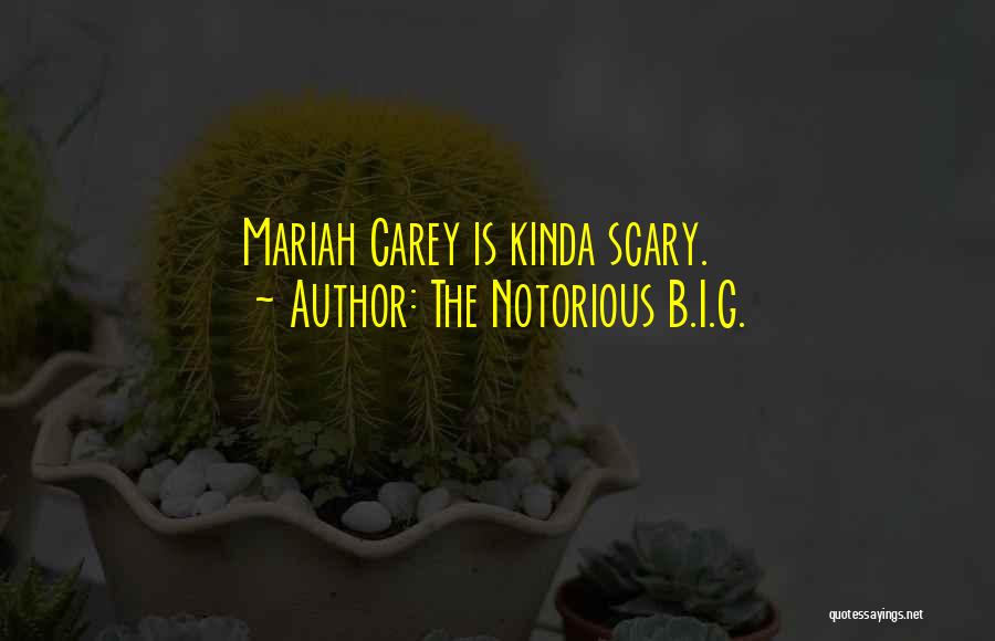 The Notorious B.I.G. Quotes: Mariah Carey Is Kinda Scary.