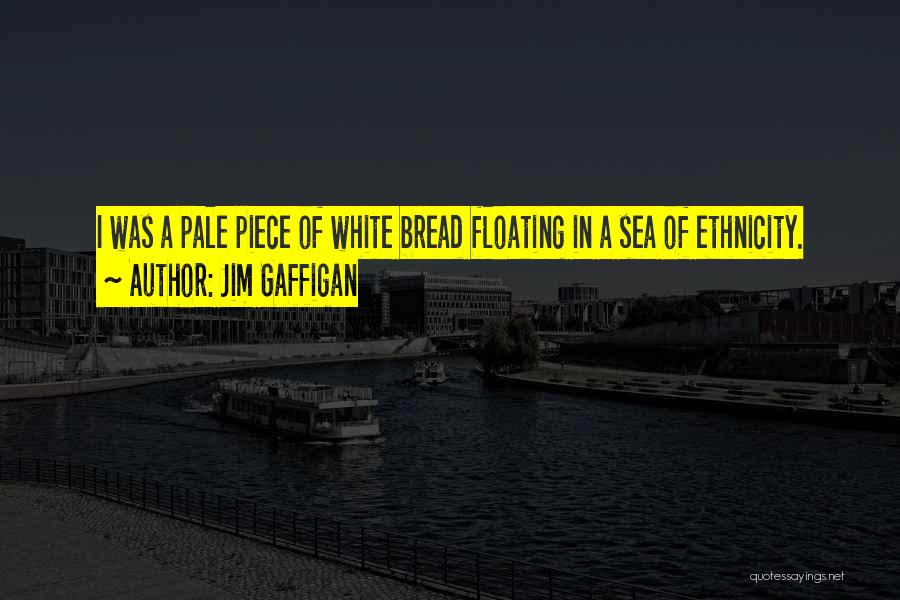Jim Gaffigan Quotes: I Was A Pale Piece Of White Bread Floating In A Sea Of Ethnicity.