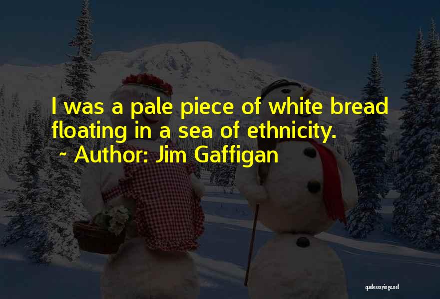 Jim Gaffigan Quotes: I Was A Pale Piece Of White Bread Floating In A Sea Of Ethnicity.