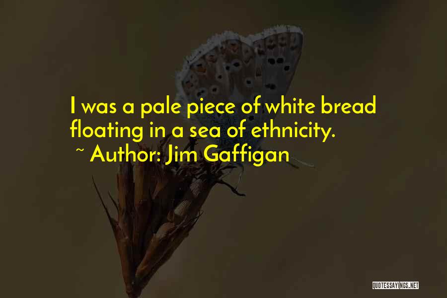 Jim Gaffigan Quotes: I Was A Pale Piece Of White Bread Floating In A Sea Of Ethnicity.