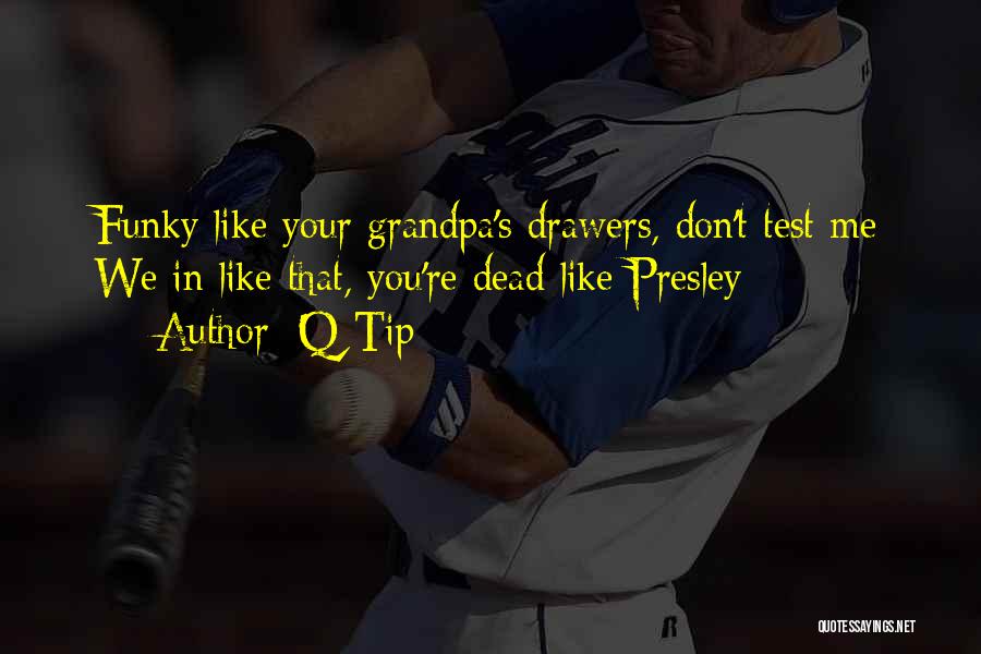 Q-Tip Quotes: Funky Like Your Grandpa's Drawers, Don't Test Me We In Like That, You're Dead Like Presley