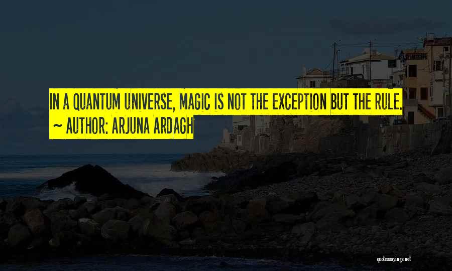 Arjuna Ardagh Quotes: In A Quantum Universe, Magic Is Not The Exception But The Rule.