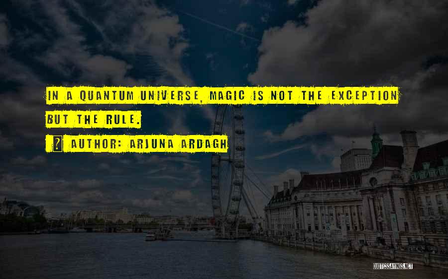 Arjuna Ardagh Quotes: In A Quantum Universe, Magic Is Not The Exception But The Rule.