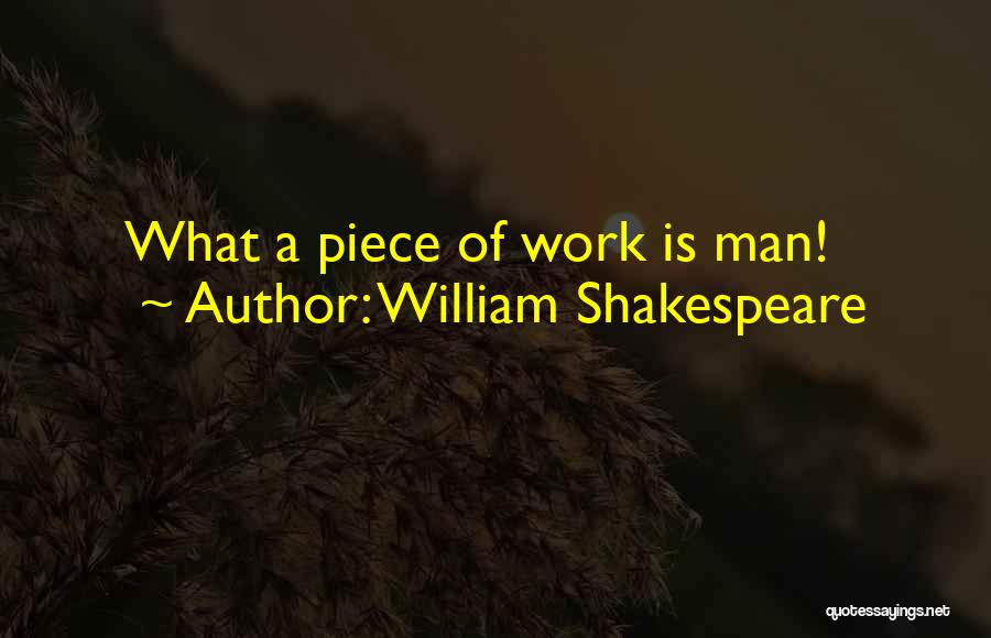 William Shakespeare Quotes: What A Piece Of Work Is Man!