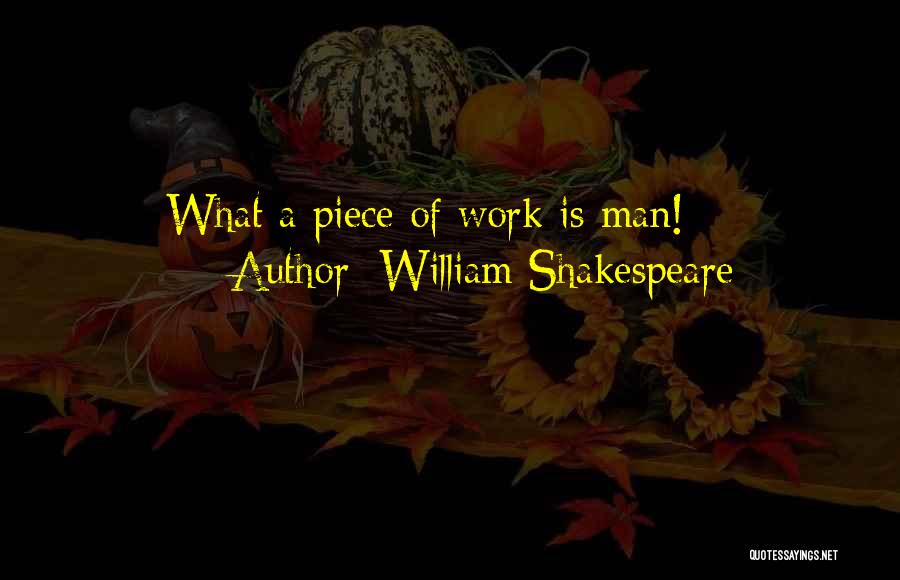 William Shakespeare Quotes: What A Piece Of Work Is Man!