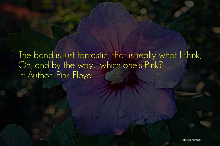 Pink Floyd Quotes: The Band Is Just Fantastic, That Is Really What I Think, Oh, And By The Way, Which One's Pink?