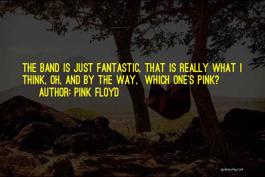 Pink Floyd Quotes: The Band Is Just Fantastic, That Is Really What I Think, Oh, And By The Way, Which One's Pink?