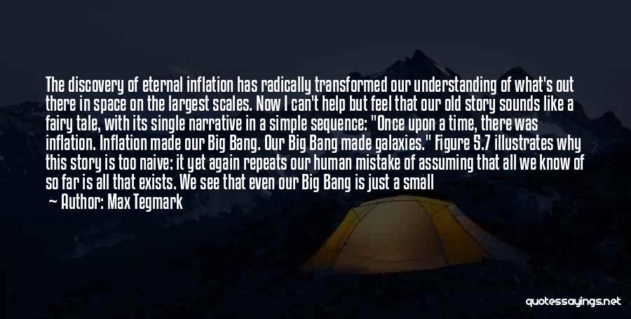 Max Tegmark Quotes: The Discovery Of Eternal Inflation Has Radically Transformed Our Understanding Of What's Out There In Space On The Largest Scales.