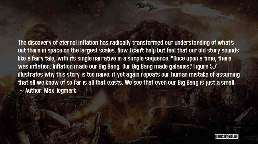 Max Tegmark Quotes: The Discovery Of Eternal Inflation Has Radically Transformed Our Understanding Of What's Out There In Space On The Largest Scales.