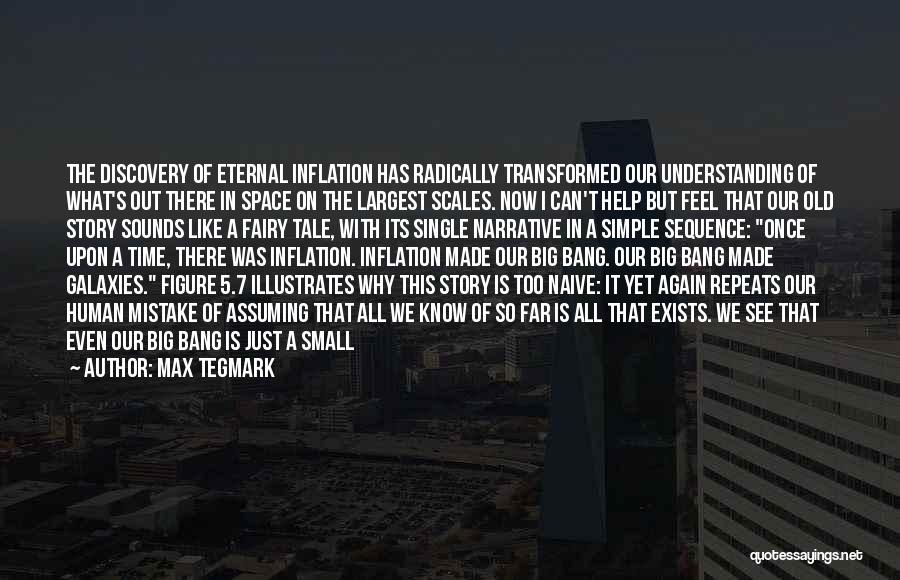 Max Tegmark Quotes: The Discovery Of Eternal Inflation Has Radically Transformed Our Understanding Of What's Out There In Space On The Largest Scales.