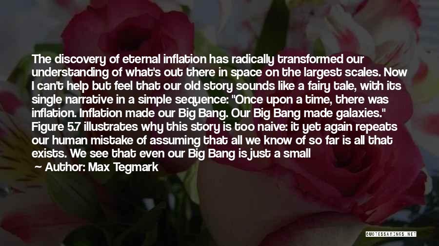 Max Tegmark Quotes: The Discovery Of Eternal Inflation Has Radically Transformed Our Understanding Of What's Out There In Space On The Largest Scales.