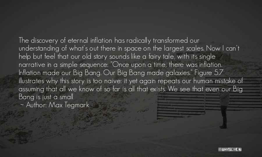 Max Tegmark Quotes: The Discovery Of Eternal Inflation Has Radically Transformed Our Understanding Of What's Out There In Space On The Largest Scales.