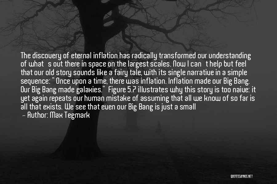 Max Tegmark Quotes: The Discovery Of Eternal Inflation Has Radically Transformed Our Understanding Of What's Out There In Space On The Largest Scales.