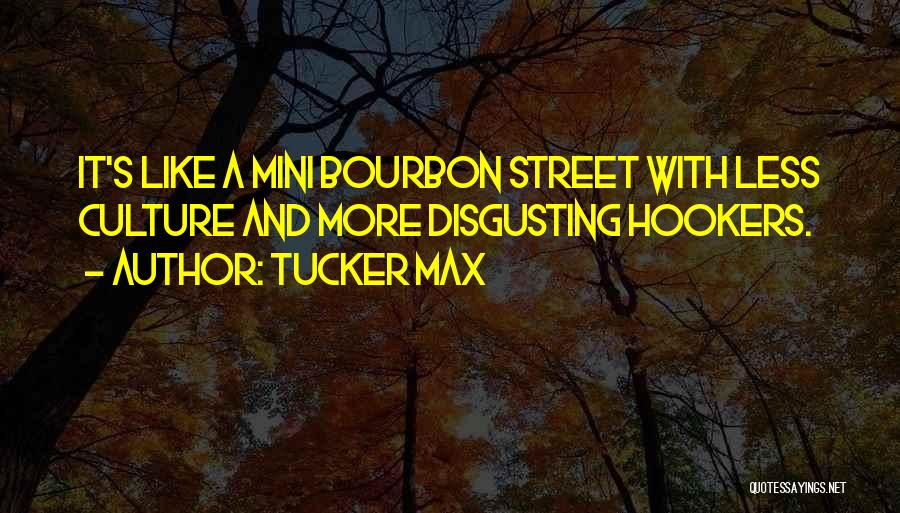 Tucker Max Quotes: It's Like A Mini Bourbon Street With Less Culture And More Disgusting Hookers.
