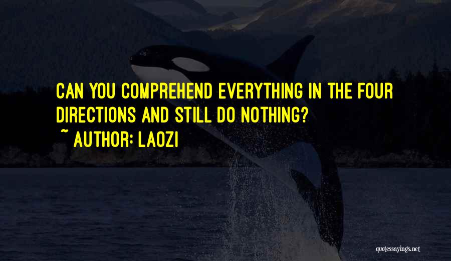 Laozi Quotes: Can You Comprehend Everything In The Four Directions And Still Do Nothing?