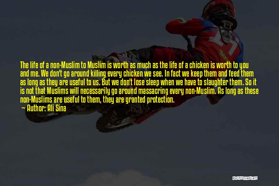 Ali Sina Quotes: The Life Of A Non-muslim To Muslim Is Worth As Much As The Life Of A Chicken Is Worth To