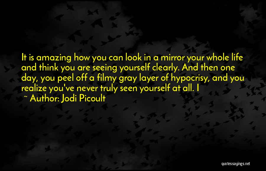 Jodi Picoult Quotes: It Is Amazing How You Can Look In A Mirror Your Whole Life And Think You Are Seeing Yourself Clearly.