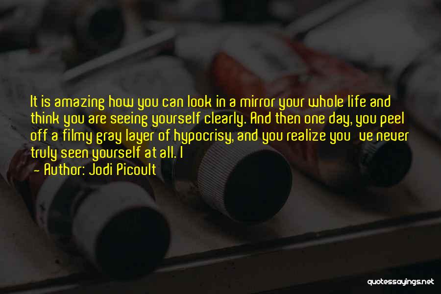 Jodi Picoult Quotes: It Is Amazing How You Can Look In A Mirror Your Whole Life And Think You Are Seeing Yourself Clearly.