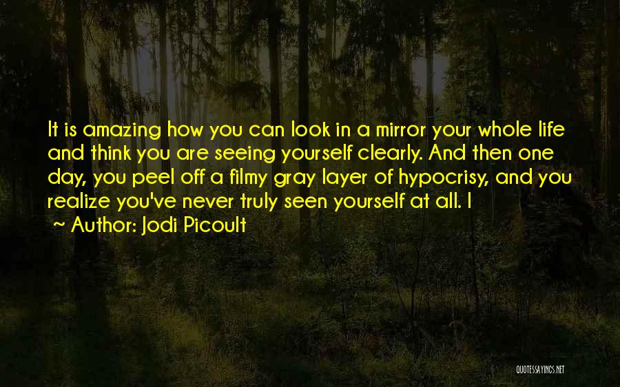 Jodi Picoult Quotes: It Is Amazing How You Can Look In A Mirror Your Whole Life And Think You Are Seeing Yourself Clearly.