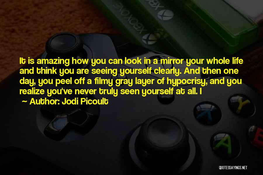 Jodi Picoult Quotes: It Is Amazing How You Can Look In A Mirror Your Whole Life And Think You Are Seeing Yourself Clearly.