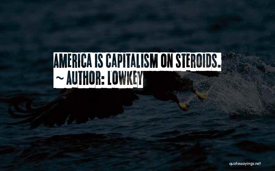 Lowkey Quotes: America Is Capitalism On Steroids.